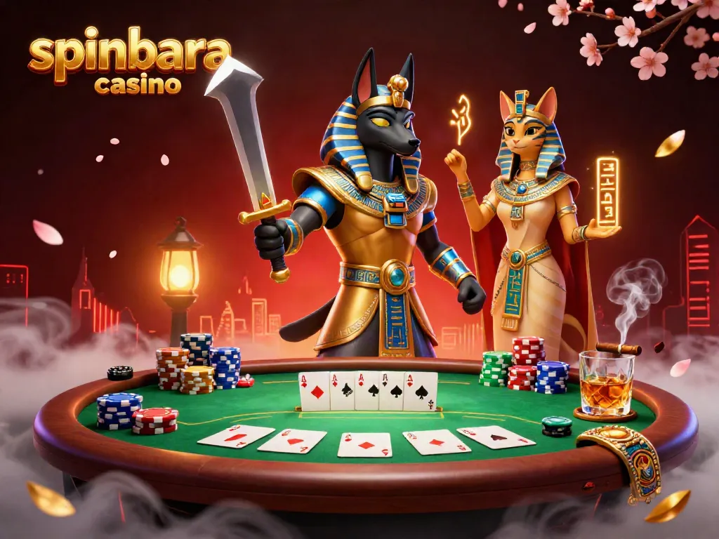 Experience thrilling gameplay at spinbara casino with dynamic poker and vibrant characters.